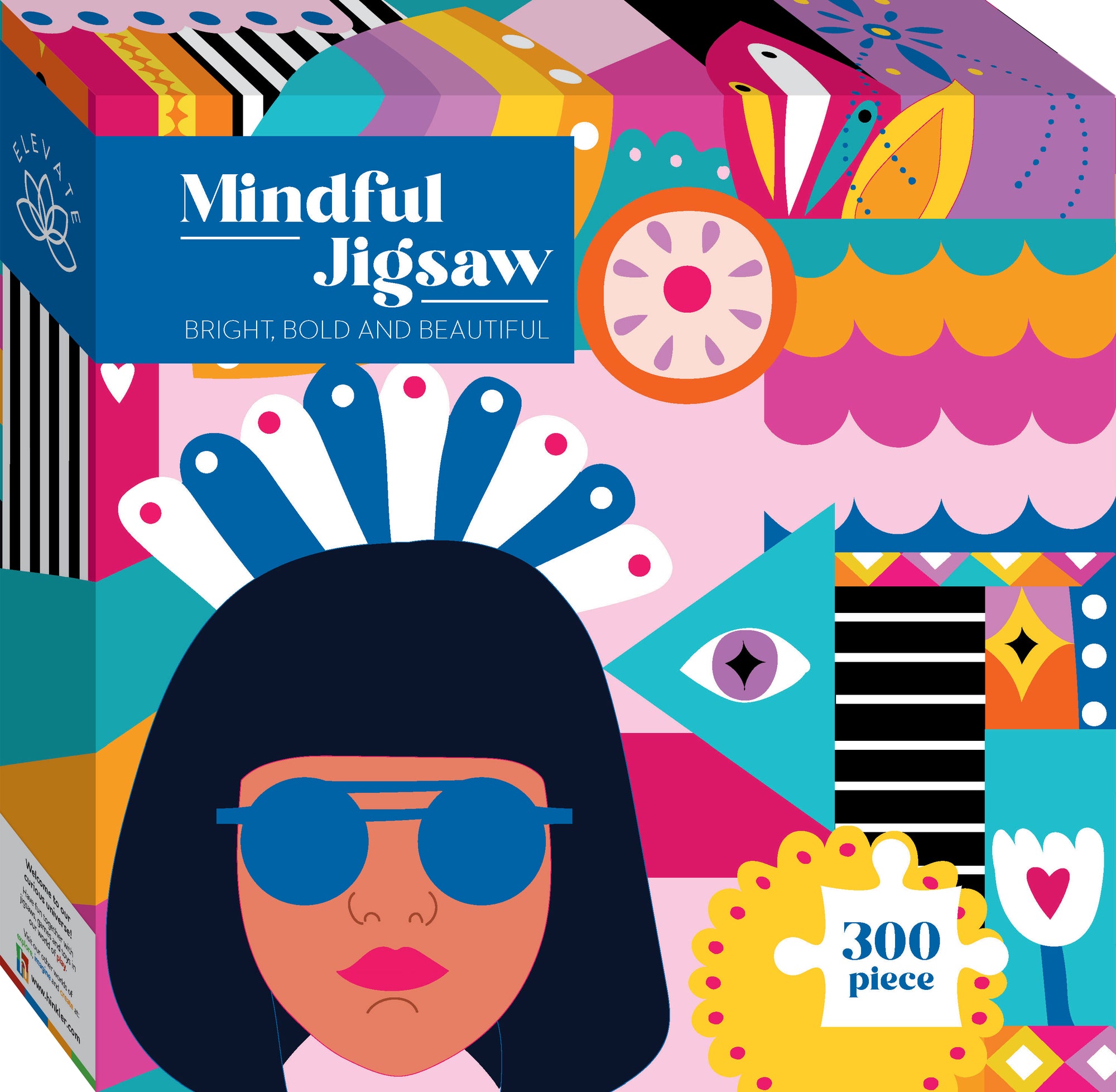 Mindful Jigsaw: Bright, Bold and Beautiful - Puzzle