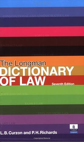 Longman's Dictionary of Law