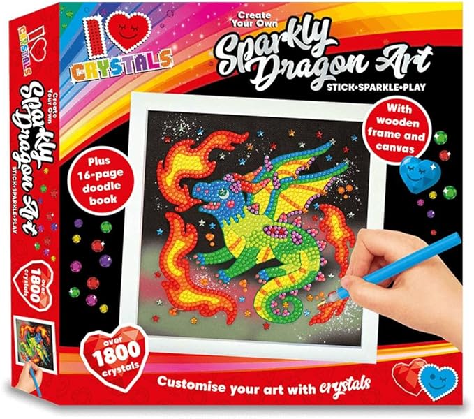 Love Crystals: Create Your Own Sparkly Dragon Art