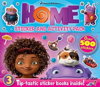 home Sticker & Activity Pack (S & A Glitter Wallet Trolls)