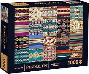Chronicle Books The Art of Pendleton Patchwork 1000-Piece Jigsaw Puzzle