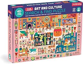 Mudpuppy Art and Culture Museum — 64 Piece Search & Find Puzzle Jigsaw Puzzle