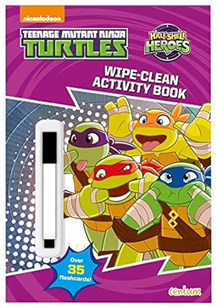 Half Shell Heroes Wipe-Clean Activity Book