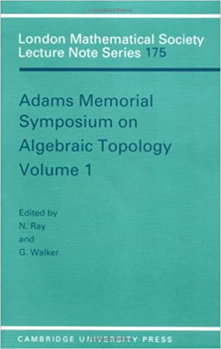 LMS: 175 Adams Memorial Alge Vol 1 (London Mathematical Society Lecture Note Series)