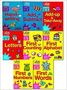Letts Fun Learning (3-5 Years) Collection 8 Books Set