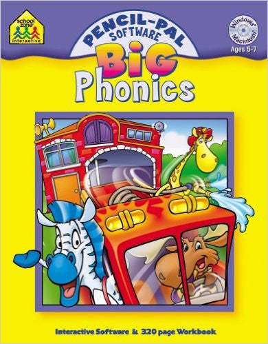 School Zone Big Phonics Pencil Pal
