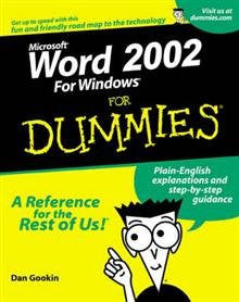 Word 2002 For Dummies Word 2002 For Dummies