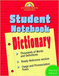 Student Notebook Dictionary