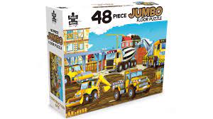 48 Piece Jumbo Floor Puzzle: Construction