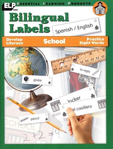 Bilingual Labels - School - Spanish / English