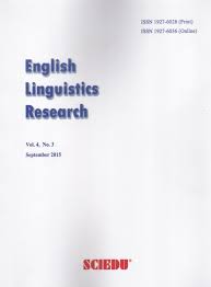 English Linguistics Research